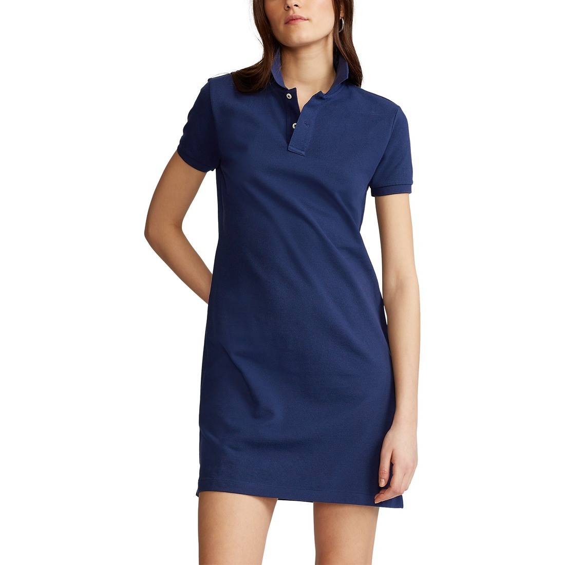 polo dress Aqua Cotton Add effortless elegance to your wardrobe with the Womens Polo Dress in Evening blue Polo Ralph Lauren Polo Dress